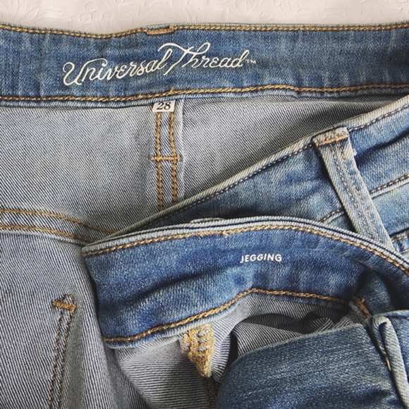 Universal Thread Blue Denim Jegging Light Wash Jeans Women's Plus Size 28 - Picture 4 of 11